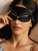 [Svart] SilkSilky-NO Silke Eye Mask 001