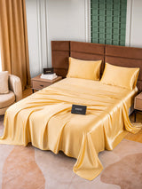 [Champagne] SilkSilky-NO 25Momme Sengesett 002