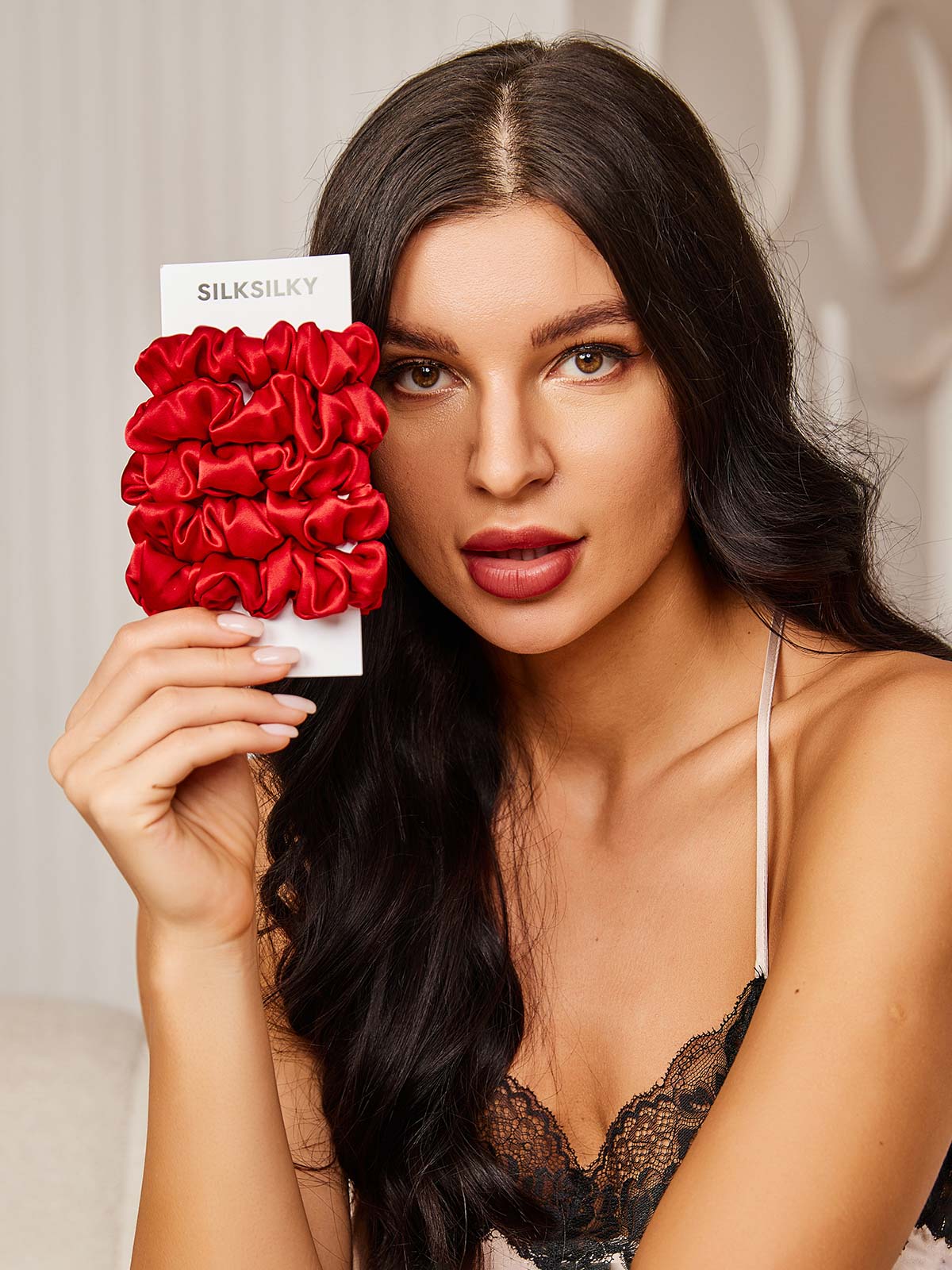 [Vin] SilkSilky-NO 19Momme Scrunchie 001