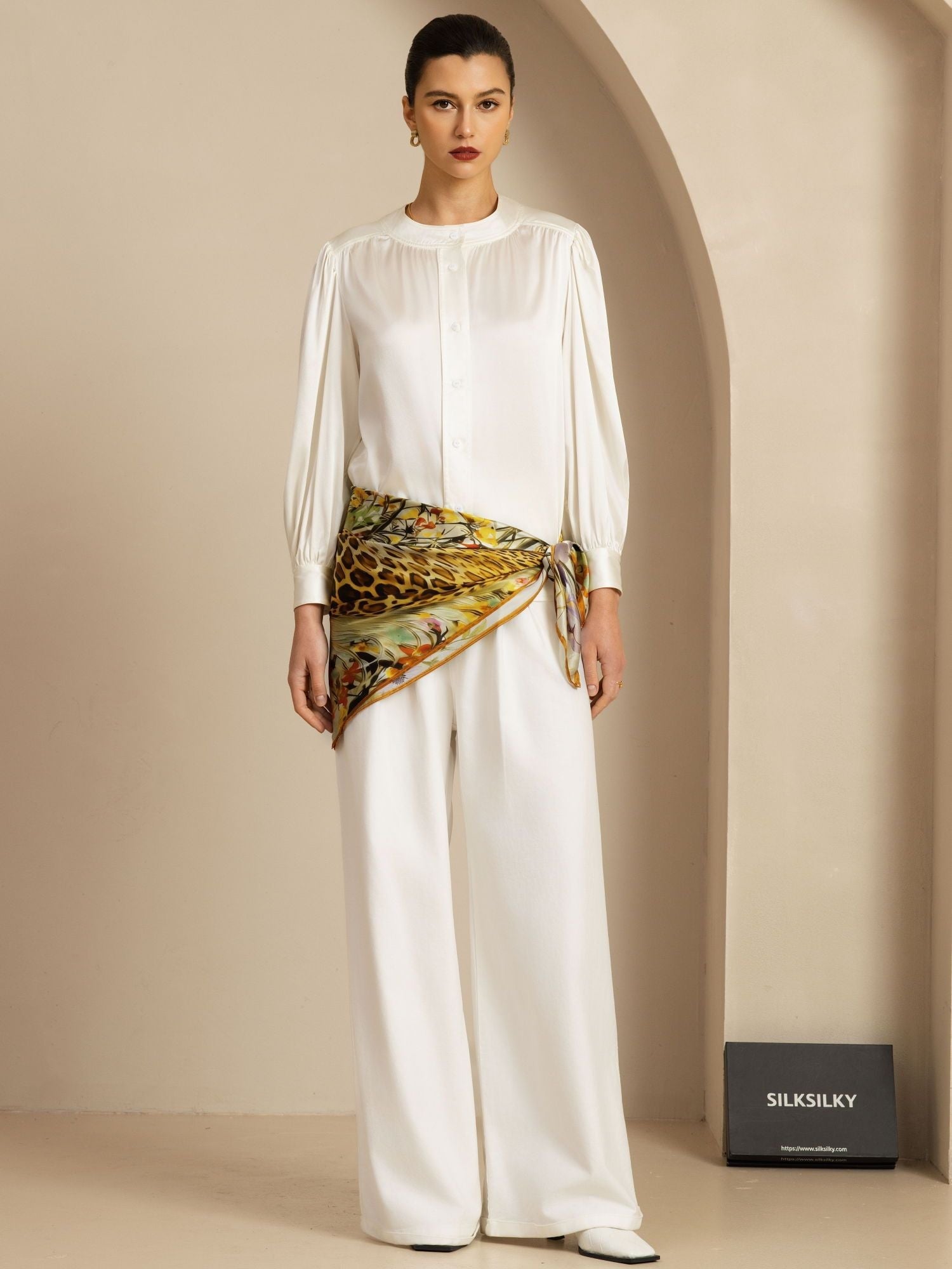 [P114] SilkSilky-NO Scarf 005