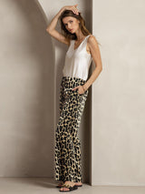 [Leopard] SilkSilky-NO 19Momme Silke Womens Pants 003,