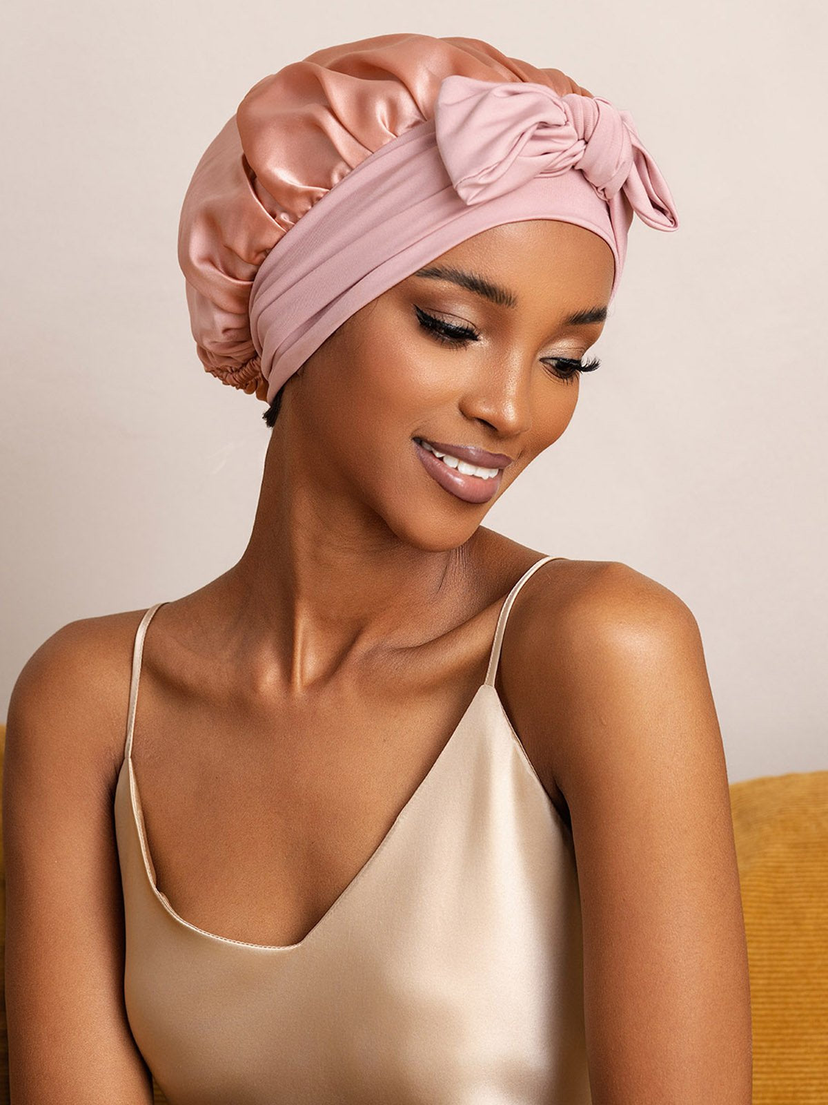 SilkSilky-NO Silke Sleep Cap Rosa 004