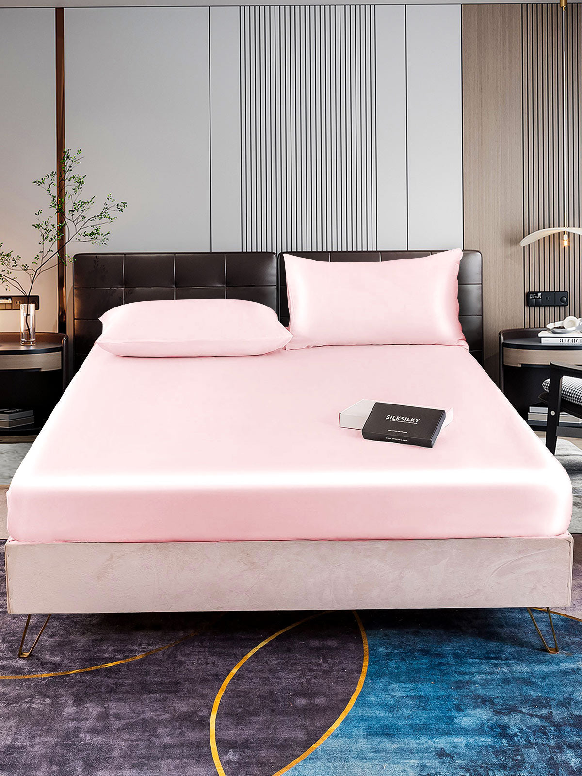 [Rosa] SilkSilky-NO 22Momme Bedding Set 001