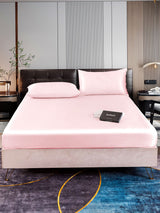 [Rosa] SilkSilky-NO 22Momme Sengesett 001