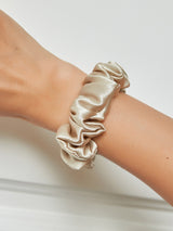 [Beige] SilkSilky-NO Scrunchie 001