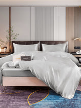[Sølv] SilkSilky-NO 22Momme Bedding Set 005,