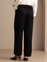 [Svart] SilkSilky-NO Womens Pants 002