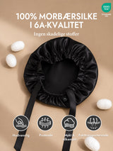 [Svart] SilkSilky-NO Sovehette 002