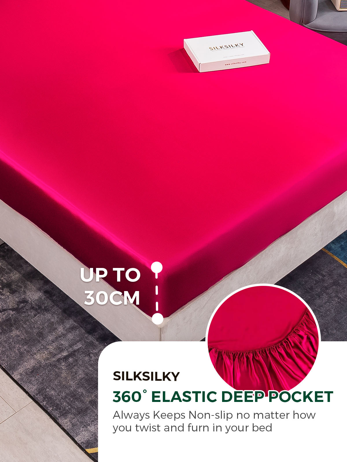 [Vin] SilkSilky-NO 19Momme Pure Silk Bedding Set 004