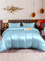 [Lyse Blå] SilkSilky-NO 19Momme Bedding Set 002