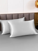 [Sølv] SilkSilky-NO 19Momme Pillowcase 001