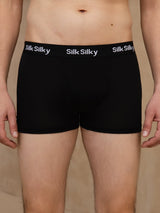 [Svart] SilkSilky-NO Mens Underwear 005