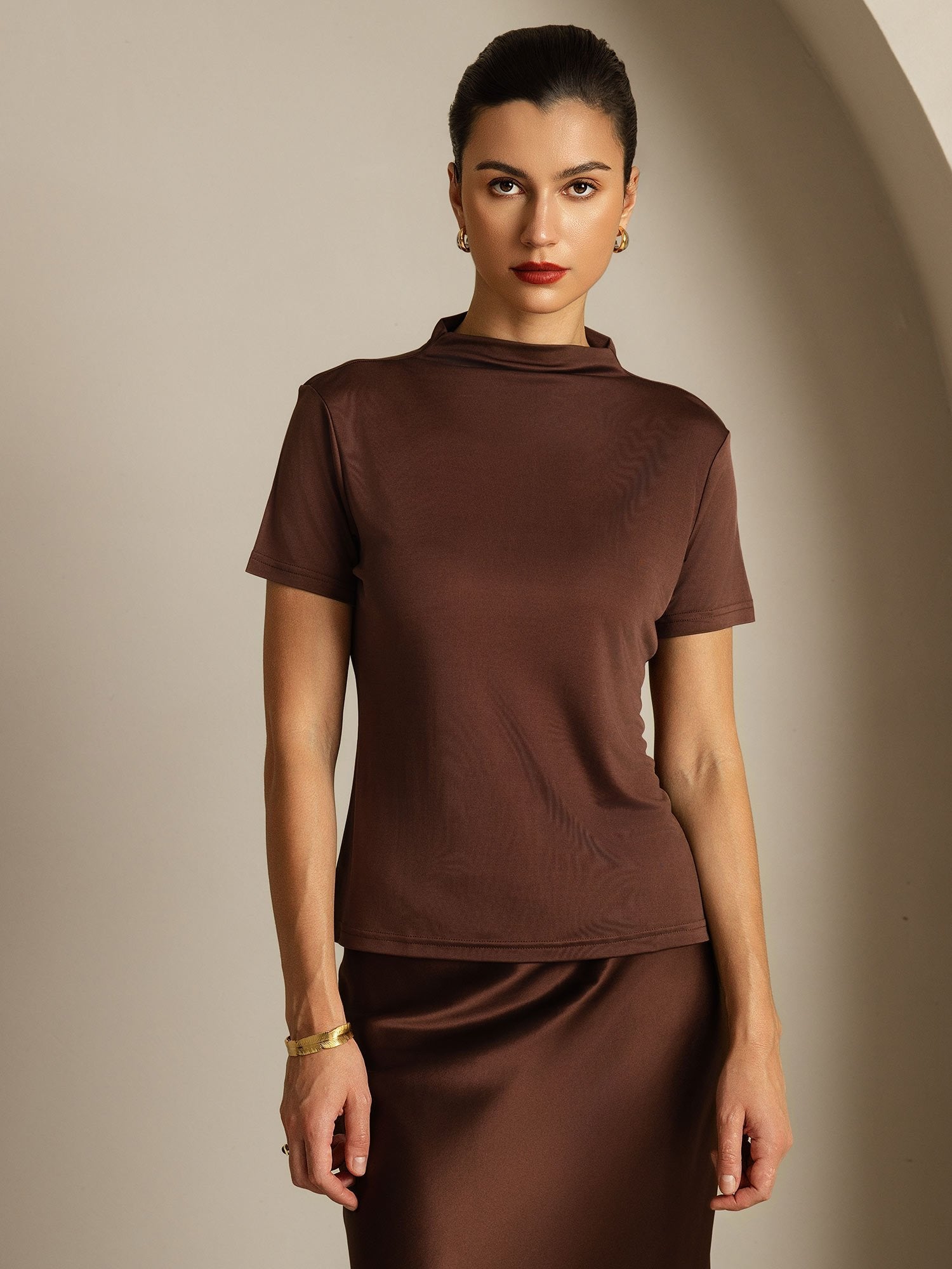[Kaffe] SilkSilky-NO Silke Womens T-Shirt 003