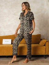 [Leopard] SilkSilky-NO Silke Womens Pajamas 004