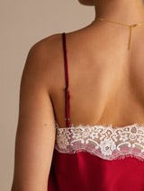 [Vin] SilkSilky-NO V Neck Camisole Topp 005