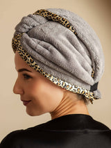 [Leopard] SilkSilky-NO Hårturban 008