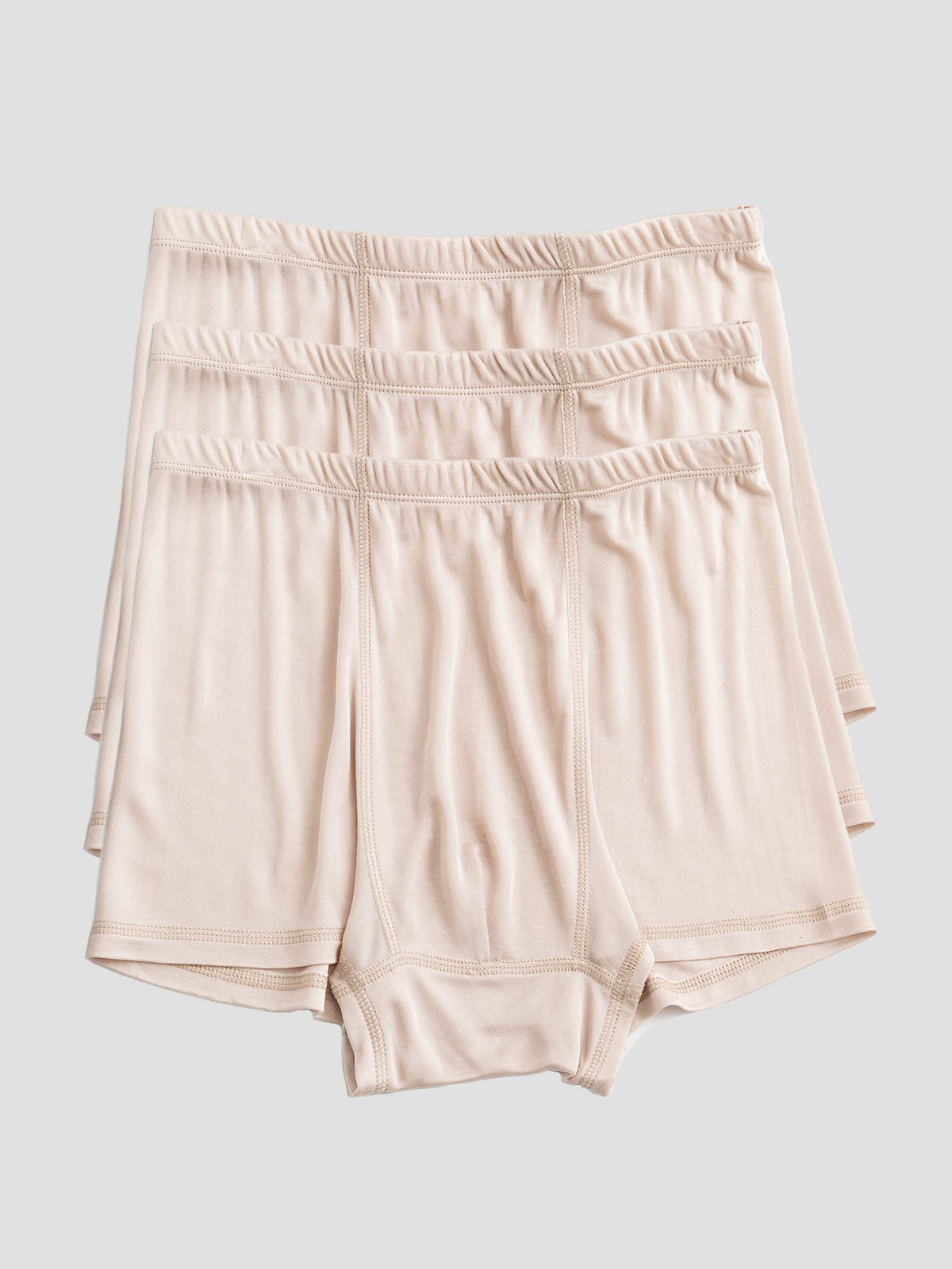 [Beige] SilkSilky-NO Mens Underwear 002