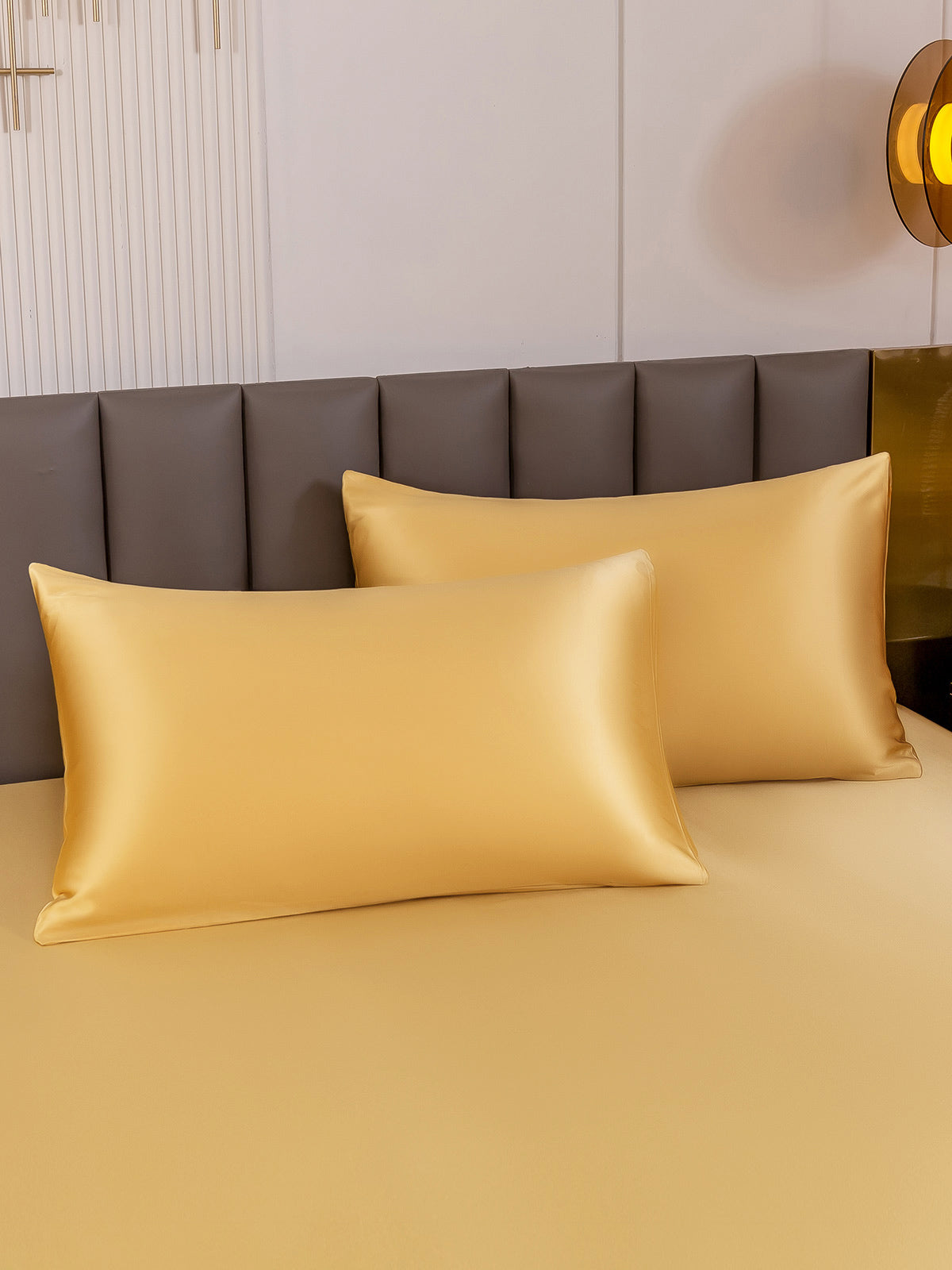 [Champagne] SilkSilky-NO 22Momme Pillowcase 002