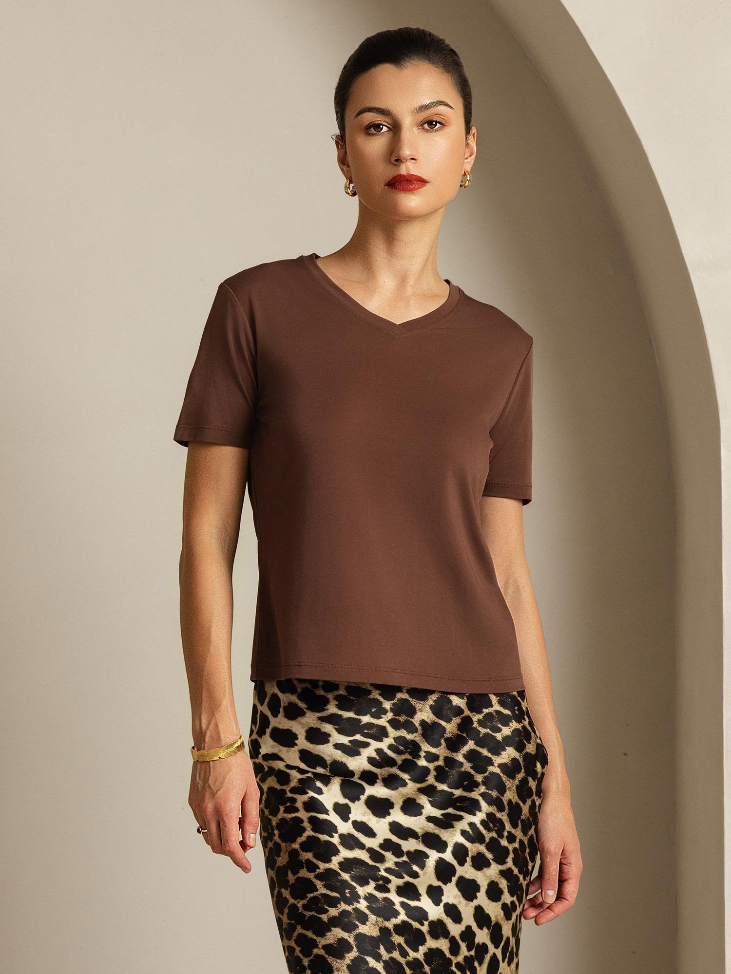 [Kaffe] SilkSilky-NO Silke Womens T-Shirt 001
