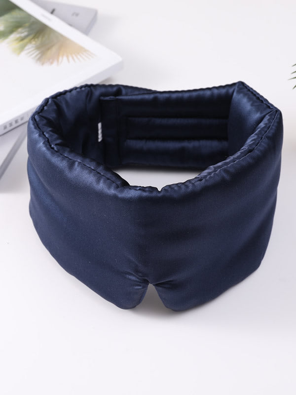 [Mørke blå] SilkSilky-NO 19Momme Eye Mask 004
