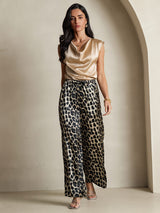 [Leopard] SilkSilky-NO Womens Pants 008,