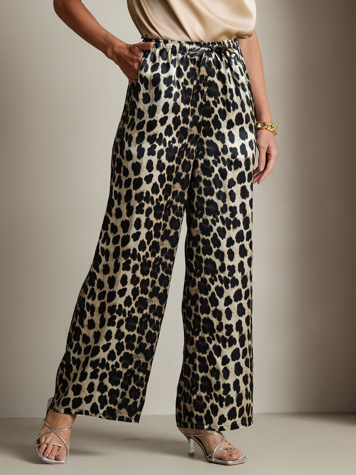 [Leopard] SilkSilky-NO Womens Pants 006