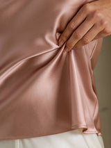 [Toscana] SilkSilky-NO Sleeveless V Neck Camisole Topp 004