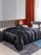 [Svart] SilkSilky-NO 22Momme Duvet Covers 002