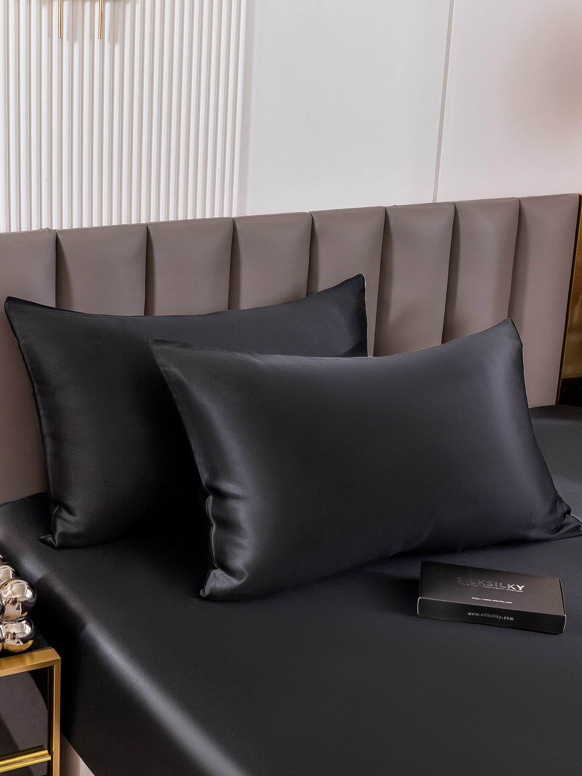 [Svart] SilkSilky-NO 22Momme Pillowcase 002
