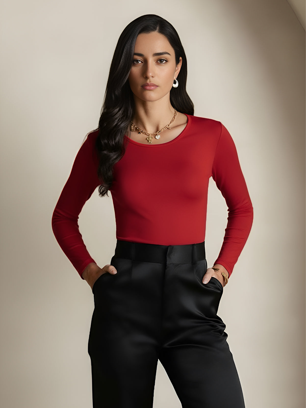[Vin] SilkSilky-NO Silke Womens T-Shirt 005