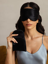 [Svart] SilkSilky-NO Øye Maske 004