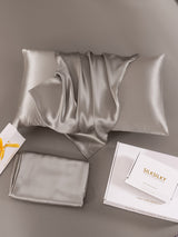 [Grå] SilkSilky-NO 19Momme Pillowcase 006