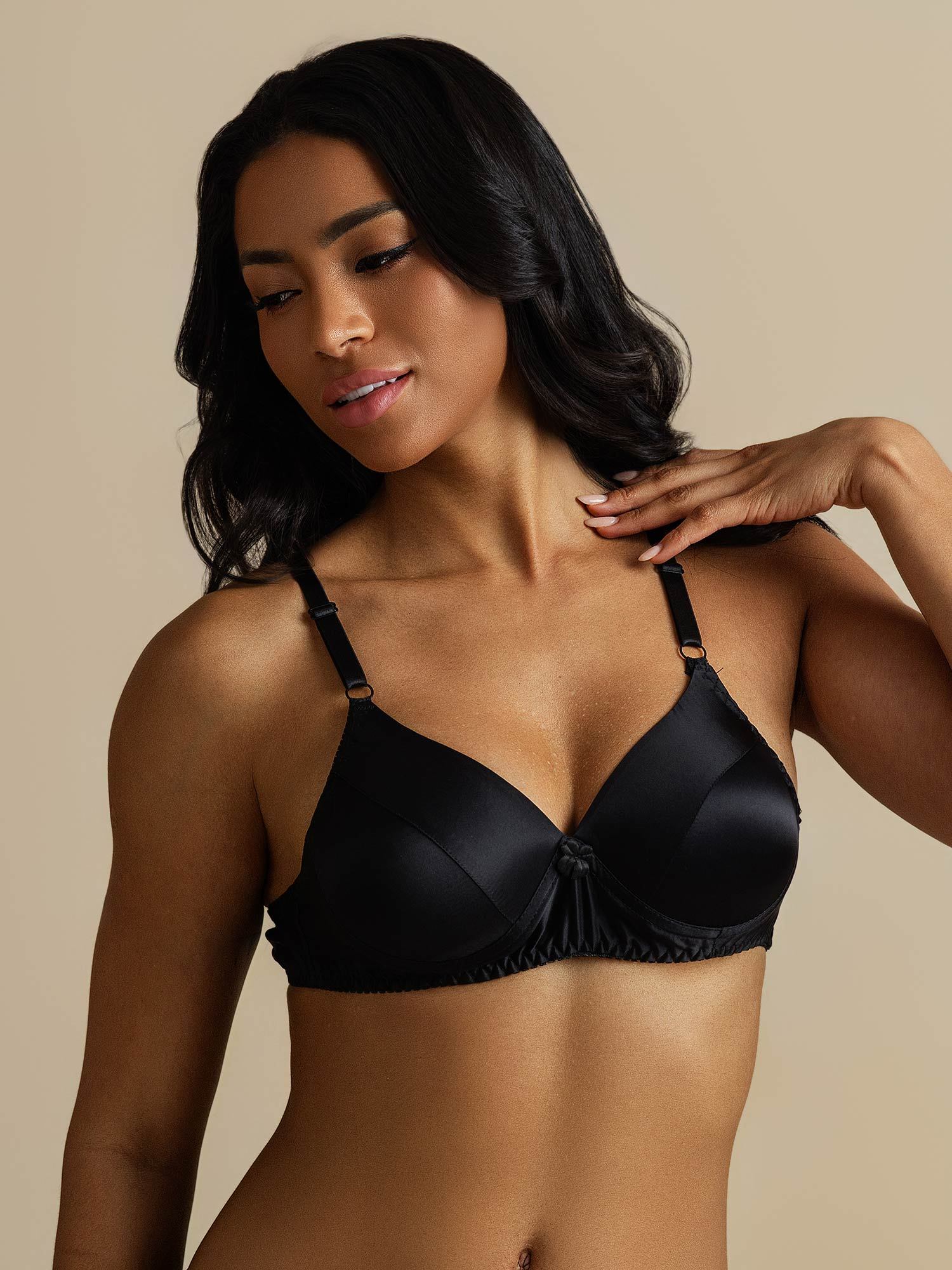 [Svart] SilkSilky-NO Silke Bra 006,