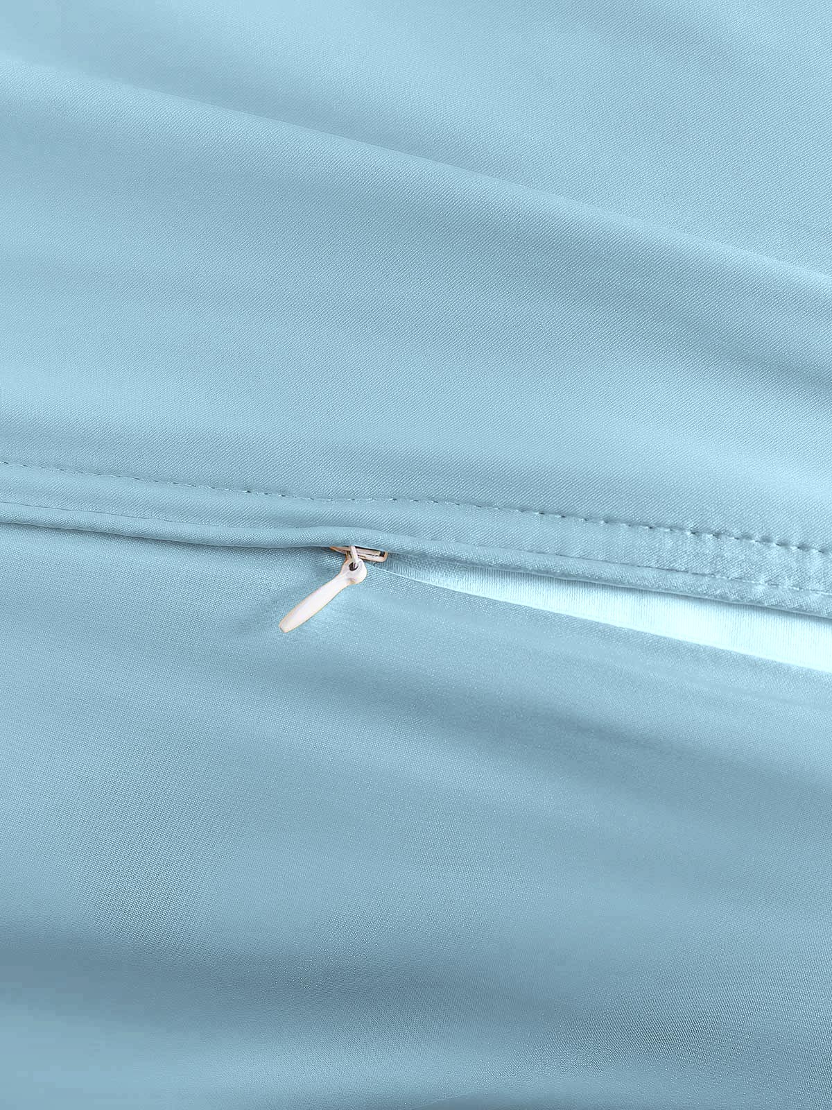 [Lyse Blå] SilkSilky-NO 19Momme Duvet Cover 005