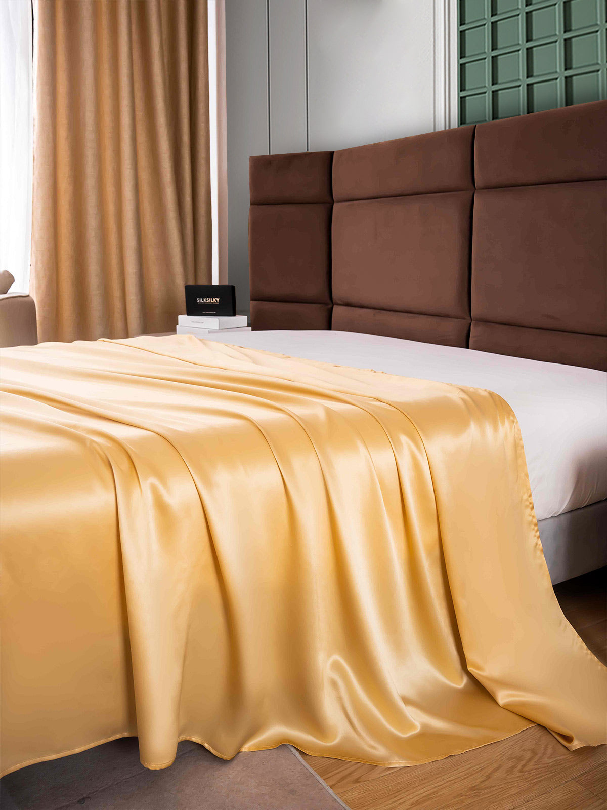 [Champagne] SilkSilky-NO 25Momme Sheet 004