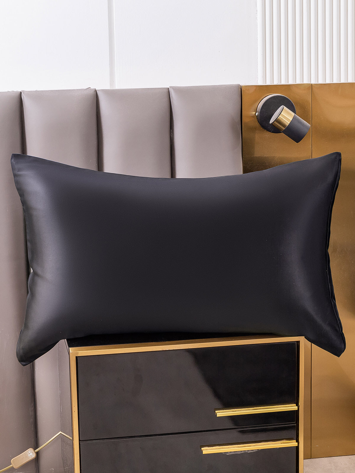 [Svart] SilkSilky-NO 22Momme Pillowcase 001