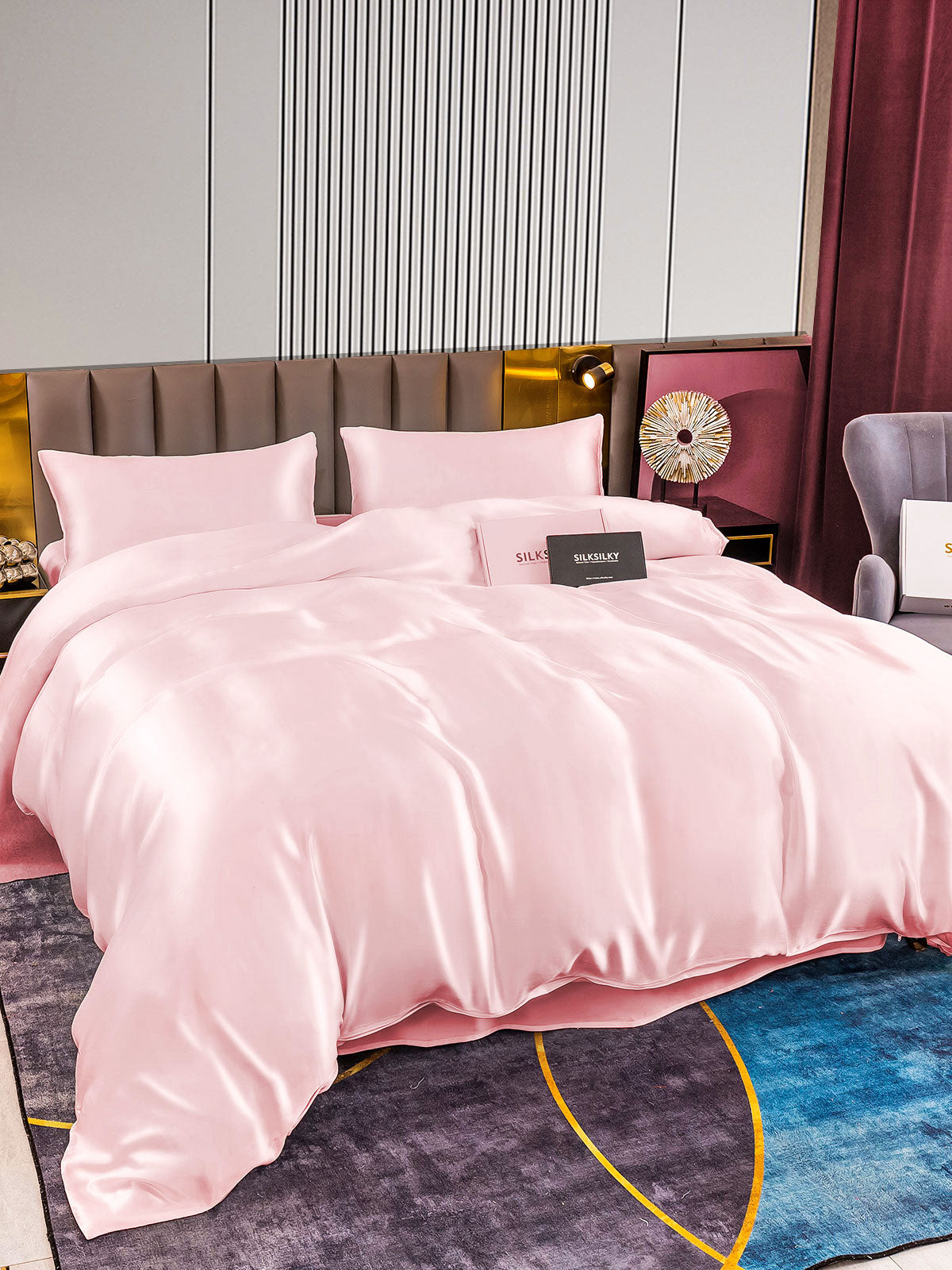 [Rosa] SilkSilky-NO 22Momme Bedding Set 003