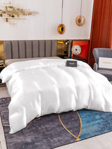 [Hvit] SilkSilky-NO 19Momme Duvet Covers 002