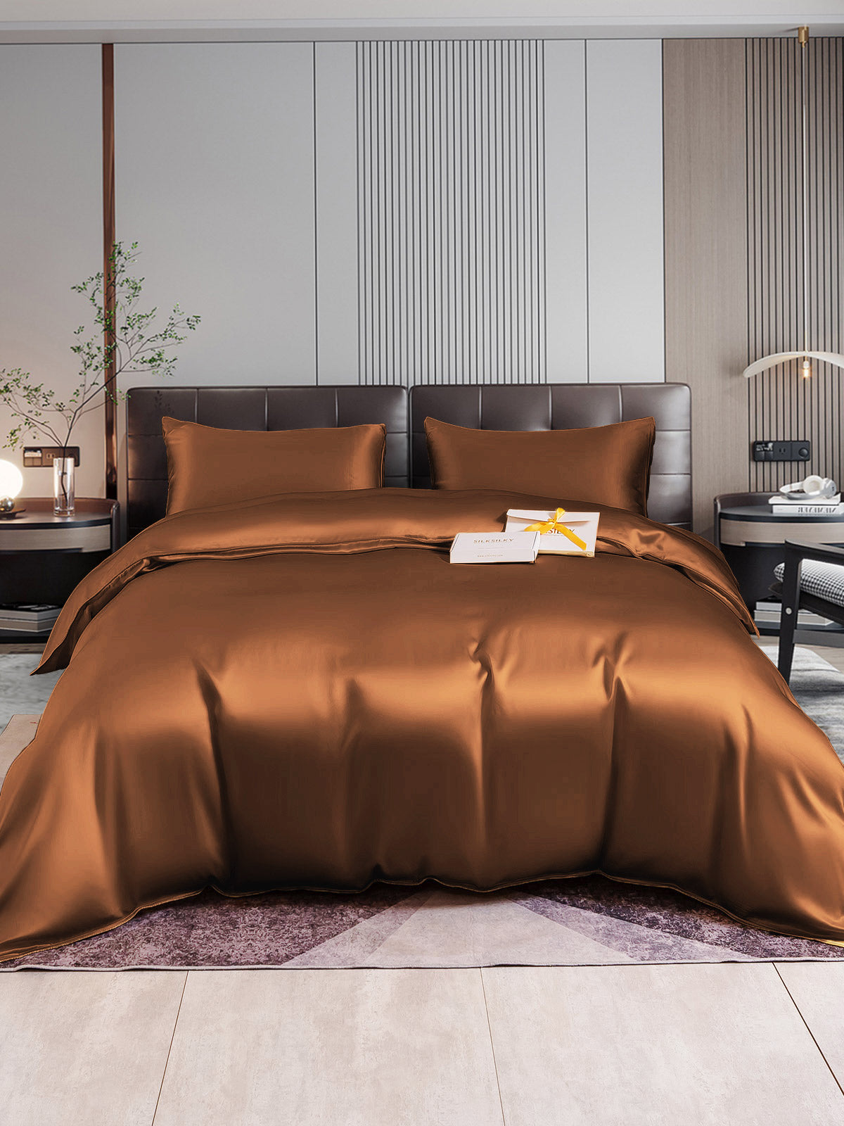 [Kaffe] SilkSilky-NO 22Momme Bedding Set 005