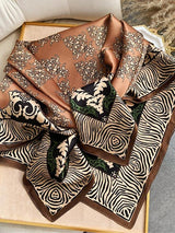 [P074] SilkSilky-NO Pure Silk Scarf 002