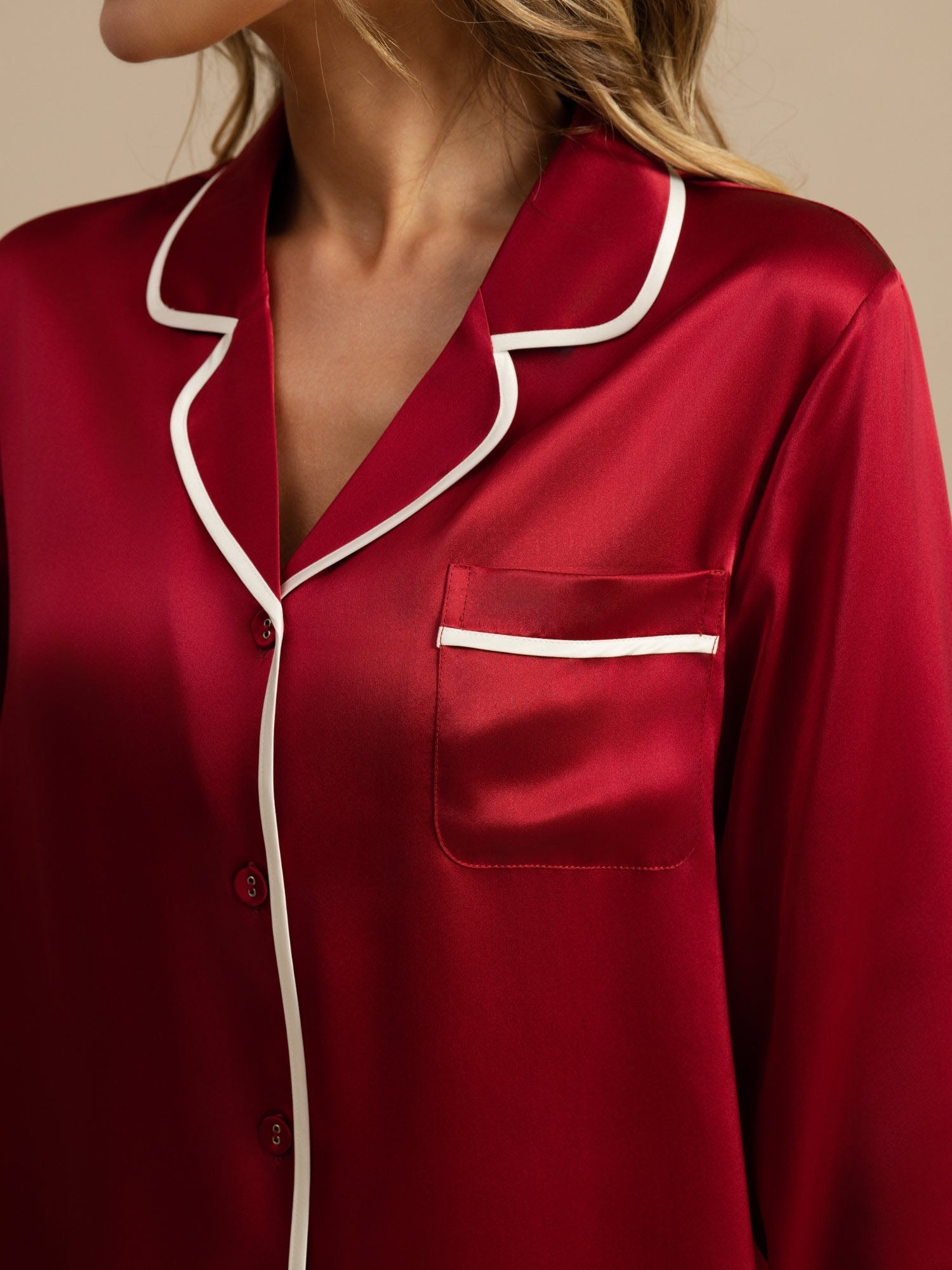 [Vin] SilkSilky-NO Pure Silk Womens Pajamas 004