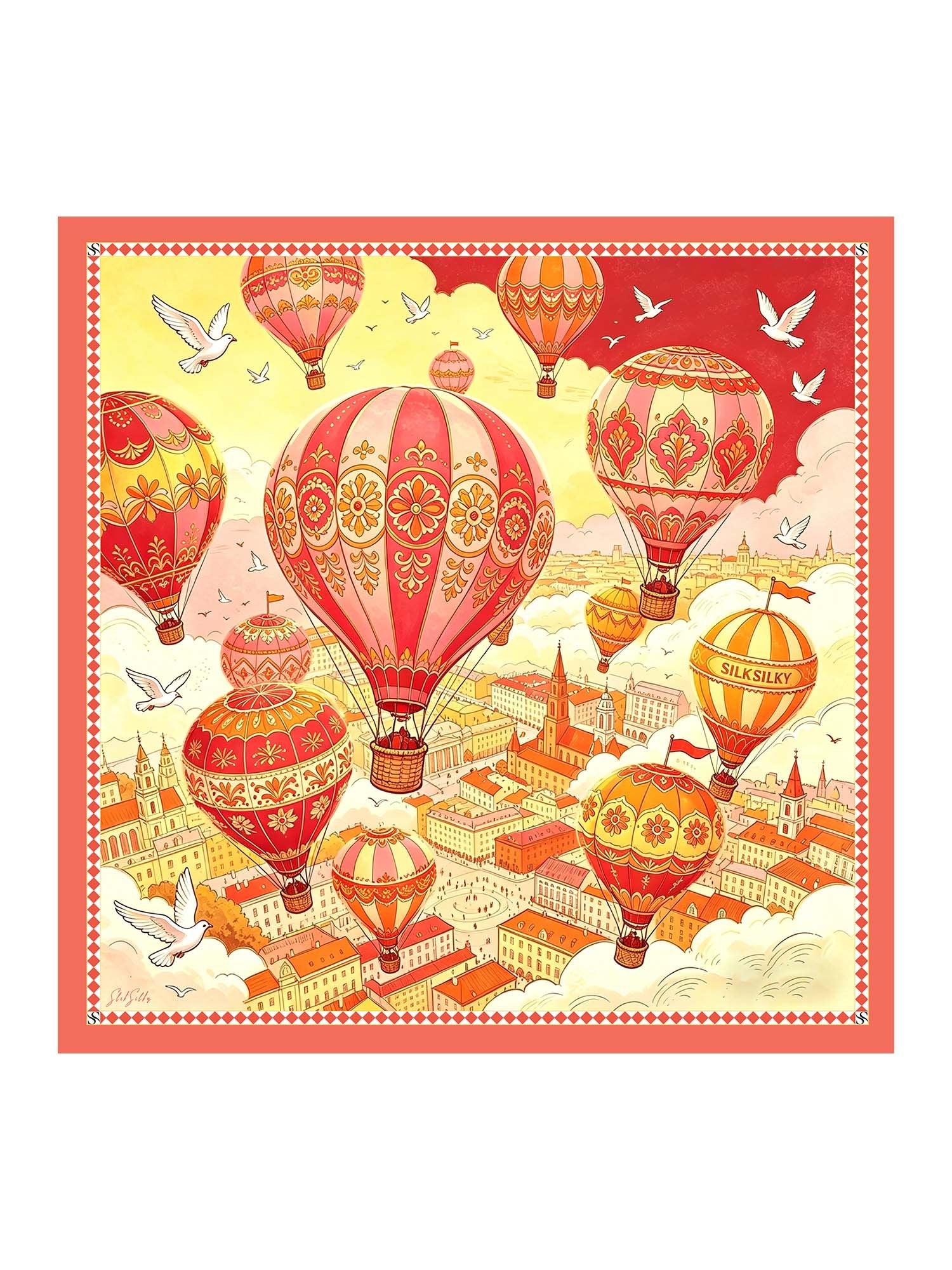 [Gul Ballong] SilkSilky-NO Scarf 001