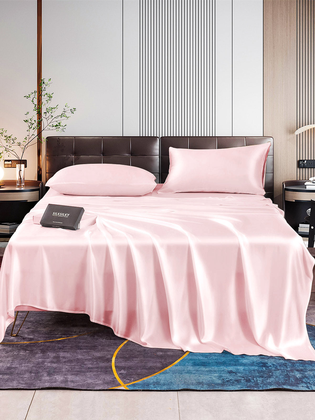 [Rosa] SilkSilky-NO 22Momme Bedding Set 001