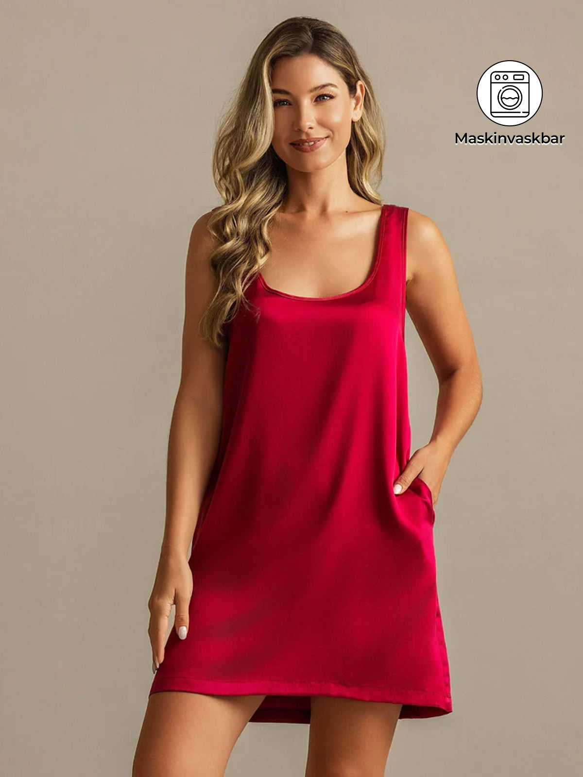 [Vin] SilkSilky-NO 19Momme Silke Nightgown 001