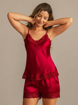 [Vin] SilkSilky-NO Spaghetti Strap V Neck Camisole sett 005