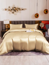[Beige] SilkSilky-NO 19Momme Sengesett 005
