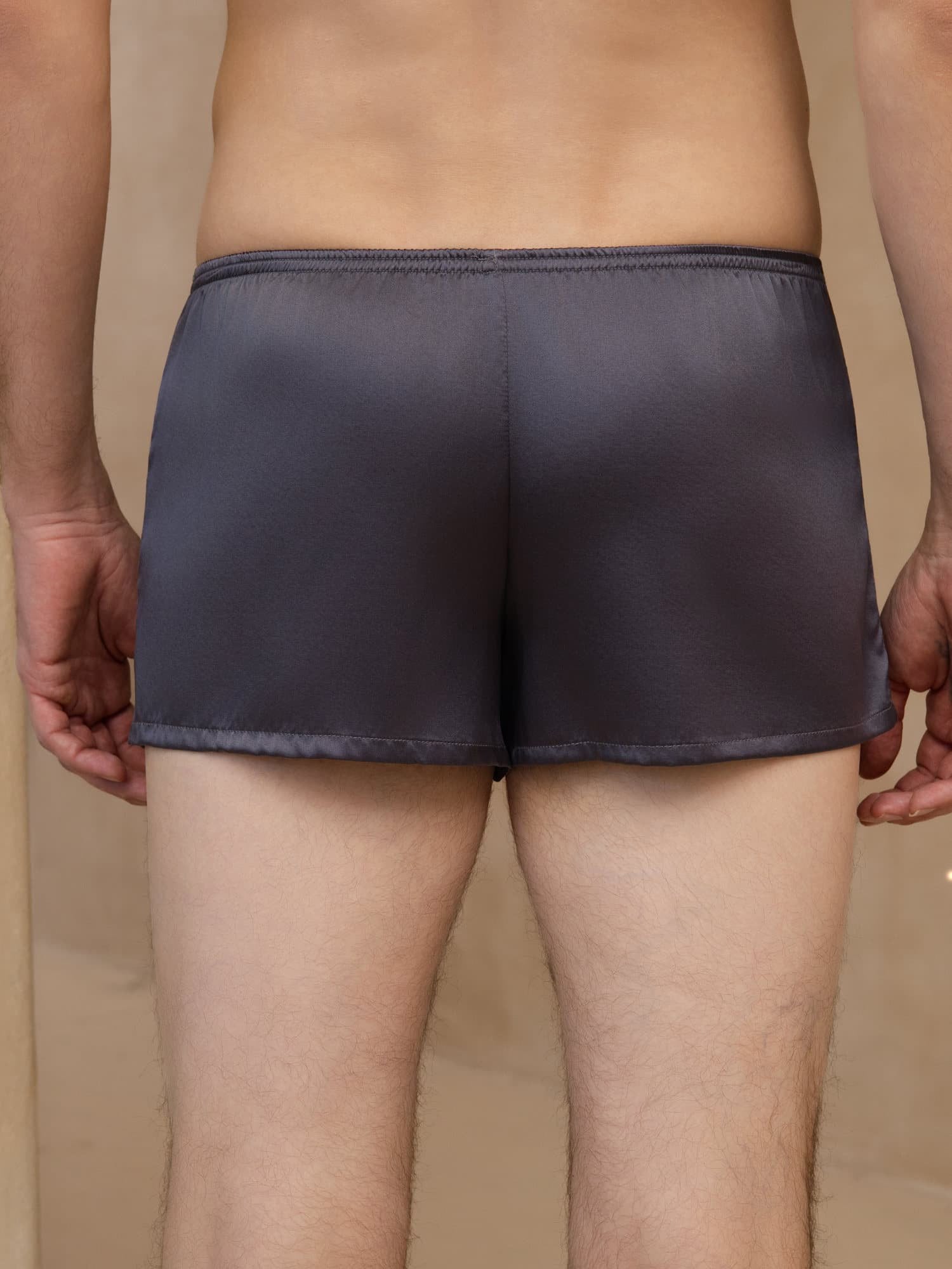 [Mørkegrå] SilkSilky-NO Mens Underwear 002
