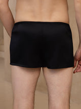 [Svart] SilkSilky-NO Mens Underwear 002