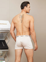 [Beige] SilkSilky-NO Mens Underwear 002,