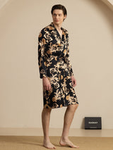 [Svart Drage] SilkSilky-NO Long Sleeve Mens Robe 004